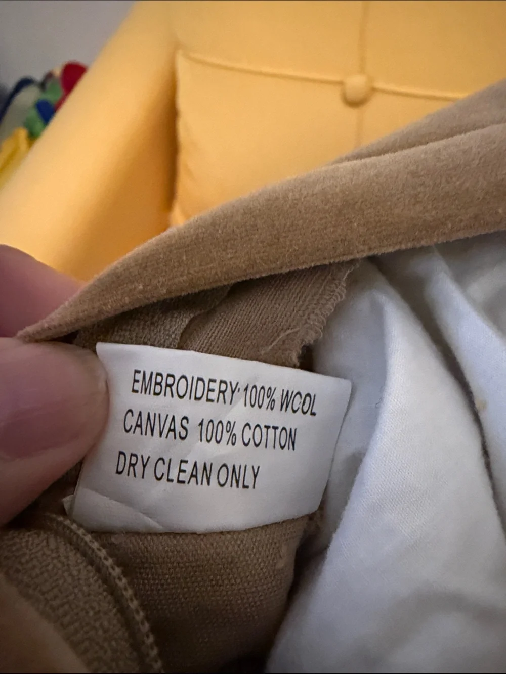 N/A hand stitched